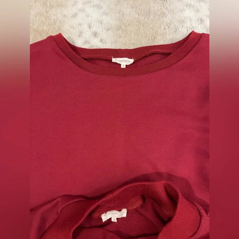 Mistress Rocks ‘Angel Cake’ Raspberry Sweatshirt Two Piece Set - Picture 3 of 8